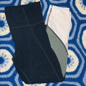 Athleta Salutation Colorblock Leggings - Large